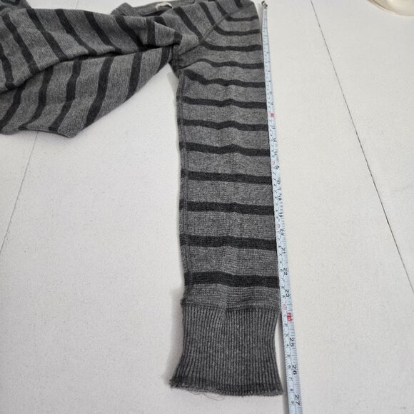 Abercrombie & Fitch Mens Grey Striped Thermal Size M Muscle Fit Long Sleeve Y2K - Picture 8 of 10